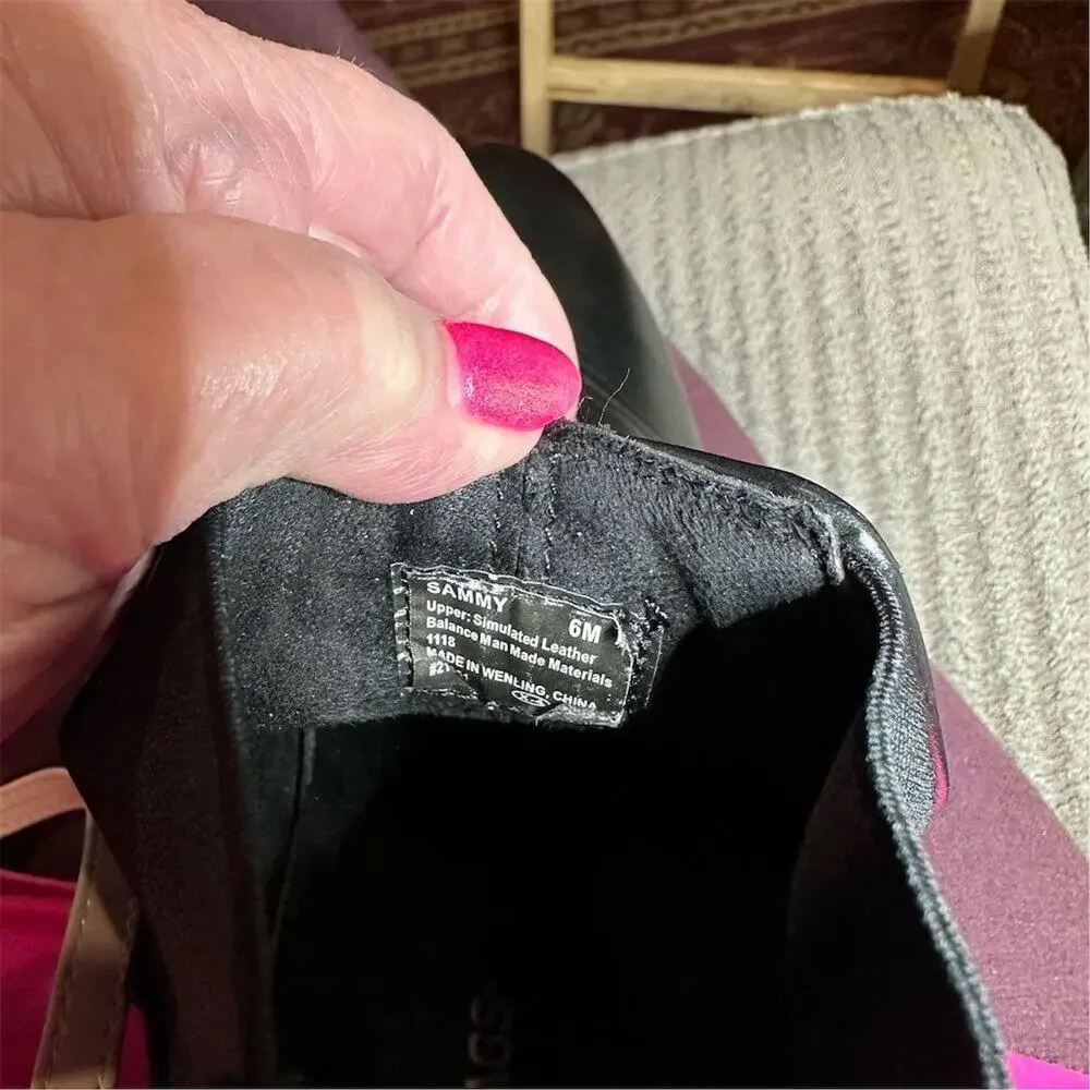 Deer‎ Stags Mens Sammy Black Chelsea Ankle Boots Size 6M - Picture 8 of 8